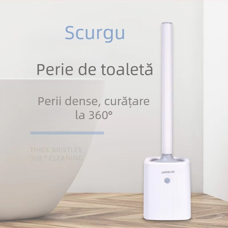 Set de perii pentru toaletă cu mâner lung, montat pe perete, din plastic, Yang Gen