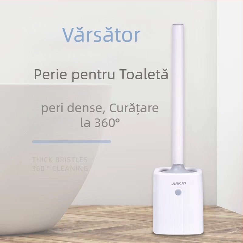 Set perie toaleta cu mâner lung, montat pe perete, din plastic — Yang gen