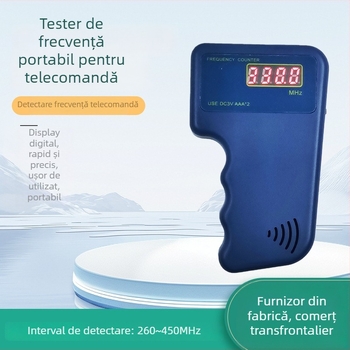 C100C Detector portabil de frecvențe pentru telecomenzi – frecvențimetru și afișaj