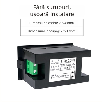 Generator cu afișaj digital, voltmetru și frecvențimetru; monofazat 110V/220V; trifazat 380V, 50Hz, model D69-2080