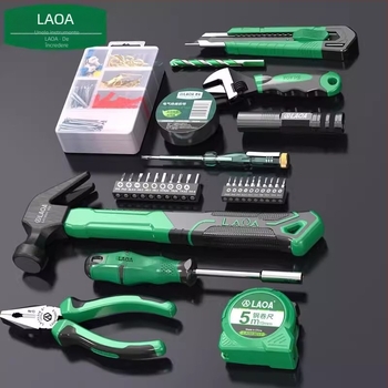 LA101207 set unelte 116 piese pentru uz casnic – unelte de demontare pentru reparații hardware și lucrări electrice, Old a, material PC