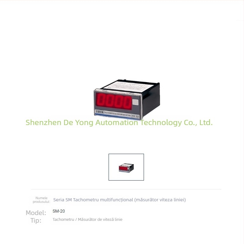 Tachometru multifuncțional SM-10/SM-20/SM-20S — interval de măsurare 9999, precizie 1, aplicații: control industrial