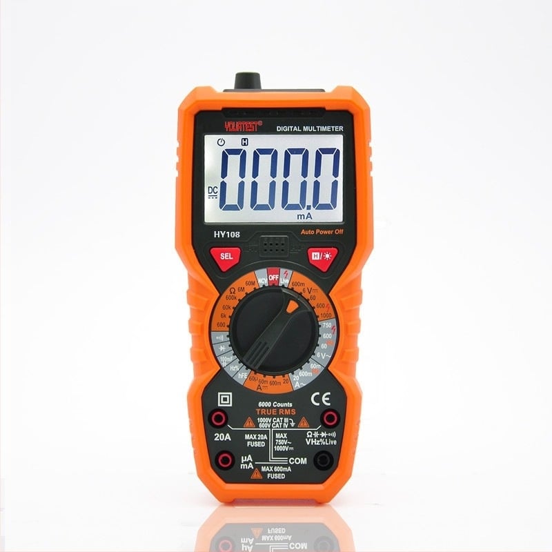 Multimetru digital de buzunar, precizie înaltă, protecție împotriva arderii, măsurare a frecvenței și capacității