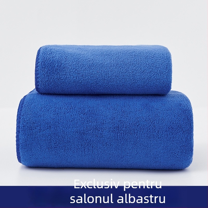 Prosop pentru barber shop, microfibră, îngroșat, absorbție ridicată, 100 g, țesătură simplă, personalizare cu logo, prosop de curățare facială