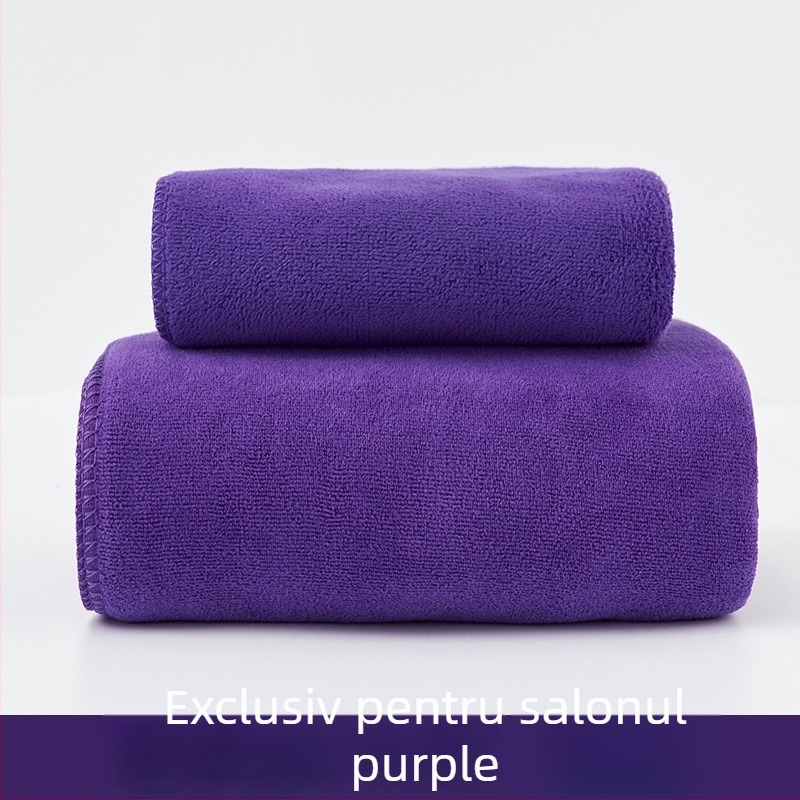 Prosop pentru barber shop, microfibră, îngroșat, absorbție ridicată, 100 g, țesătură simplă, personalizare cu logo, prosop de curățare facială