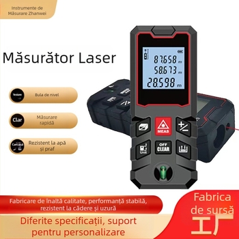 Distanțier laser portabil, 80 m, pentru interior și exterior, serie de instrumente de măsurare cu laser, dispozitiv inteligent multifuncțional