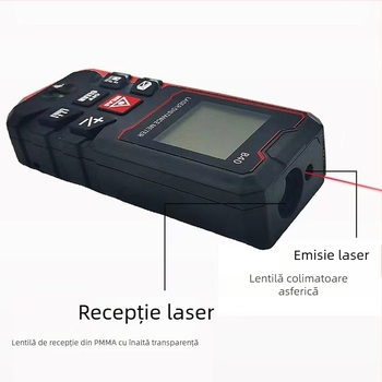 Distanțier laser portabil, 80 m, pentru interior și exterior, serie de instrumente de măsurare cu laser, dispozitiv inteligent multifuncțional