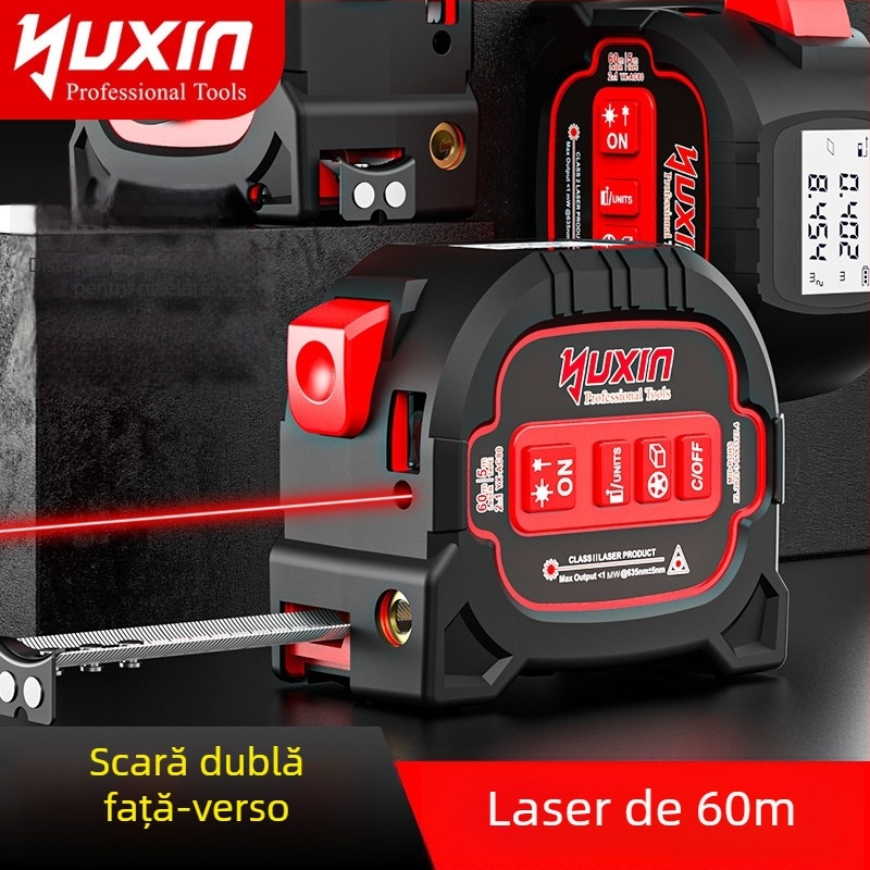 Yuxin Măsurător cu Laser – Instrument Electronic Infrared, 3 în 1 pentru încăperi mici