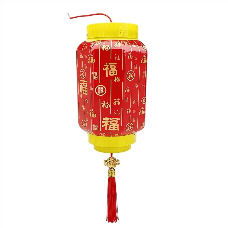 Lanterna LED atarnabilă pentru exterior, stil chinezesc, IP65, alimentare prin cablu