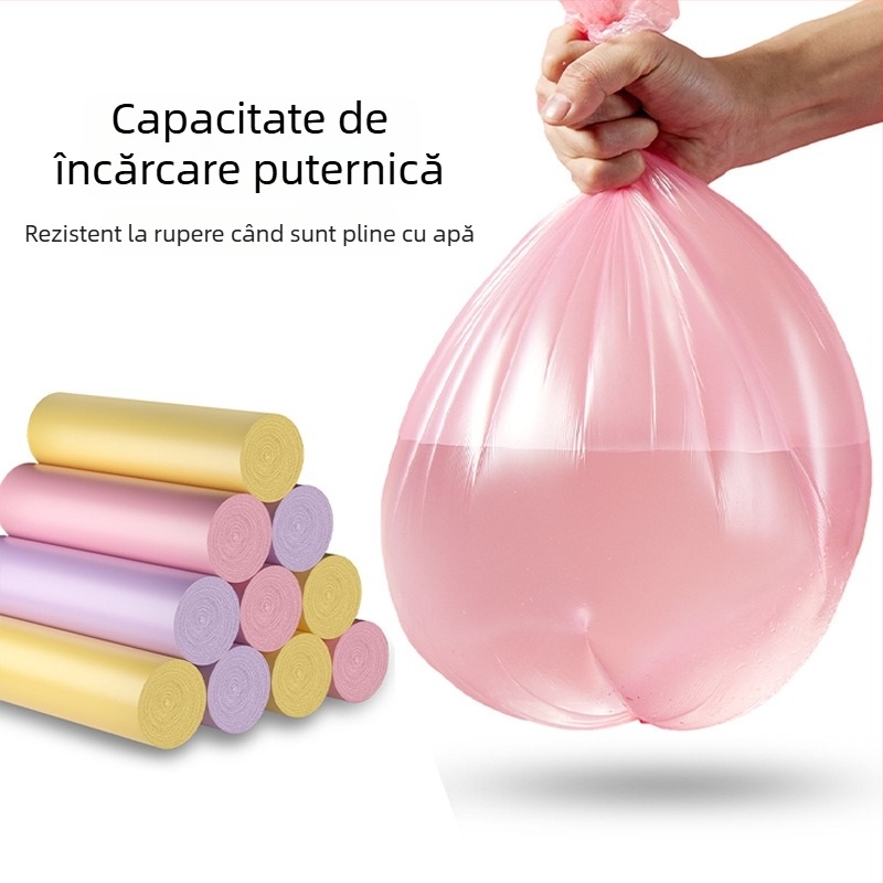 Balance Dawn Pungi de gunoi HDPE groase, deschidere plată, uz general, 100 bucăți în cutie