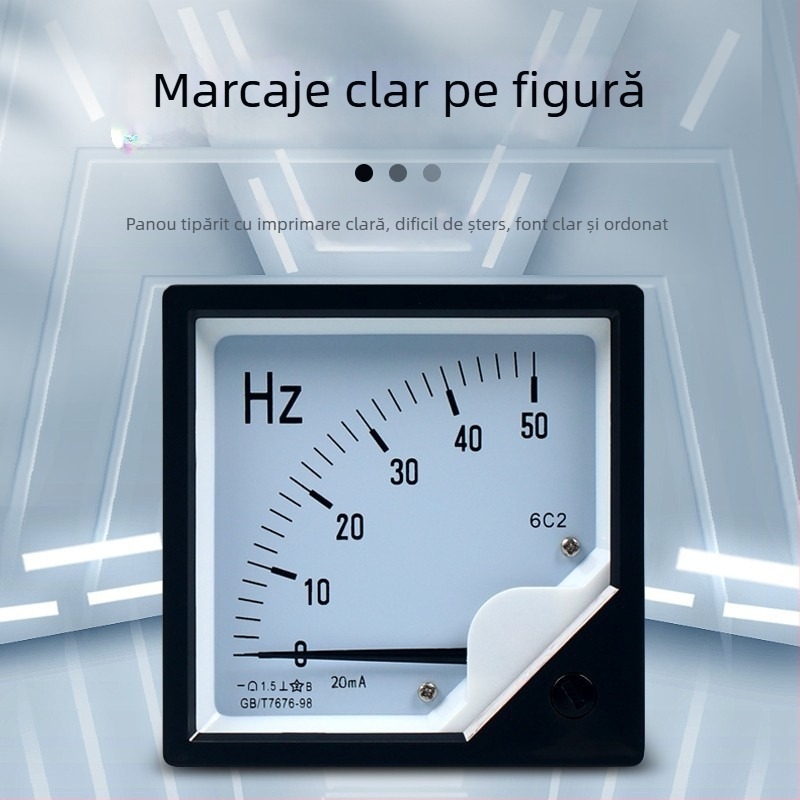 CHKL 6L2 Măsurător de frecvență: 0-50 Hz, intrare DC 10 V, măsurare curent/tensiune 4-20 mA