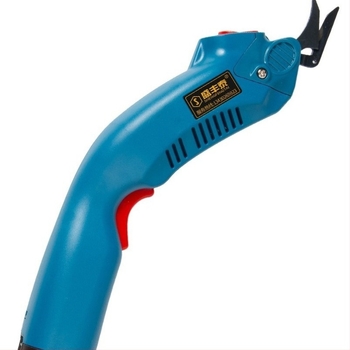 Foarfă electrică pentru țesături, portabilă, 220V, compatibilă cu piele, carton, țesătură, covorașe și covoare, interval de tensiune 110–220V