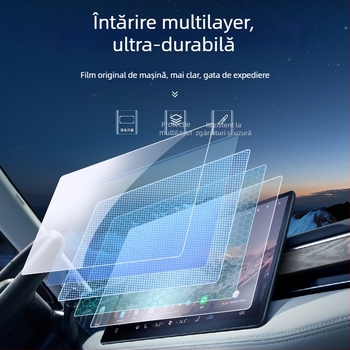 BYD Seagull Protecție ecran central și navigație – Sticlă temperată, Anti-amprentă, Protecție all-in-one, Potrivire universală, Modelele 23-25