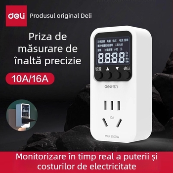 Măsurător de putere pentru aer condiționat – monitorizare consum energie, tester consum, contor electric, Brand: Effective