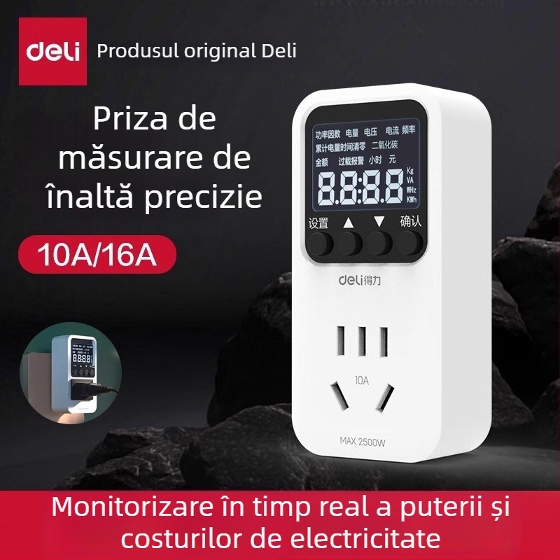 Măsurător de putere pentru aer condiționat – monitorizare consum energie, tester consum, contor electric, Brand: Effective