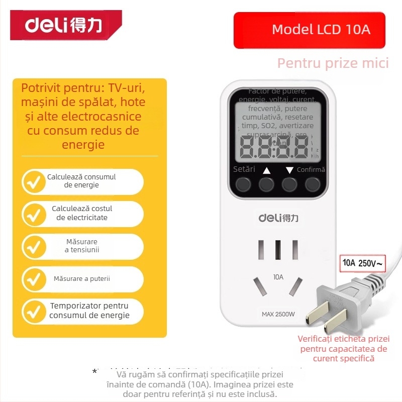 Măsurător de putere pentru aer condiționat – monitorizare consum energie, tester consum, contor electric, Brand: Effective
