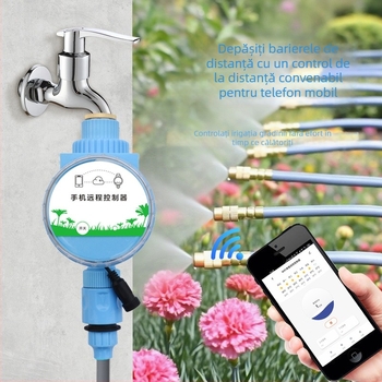 FUJIN Poartă de irigare Bluetooth/Wi‑Fi, controler de udare, serie micro spray, ABS material, regulator automat de irigare