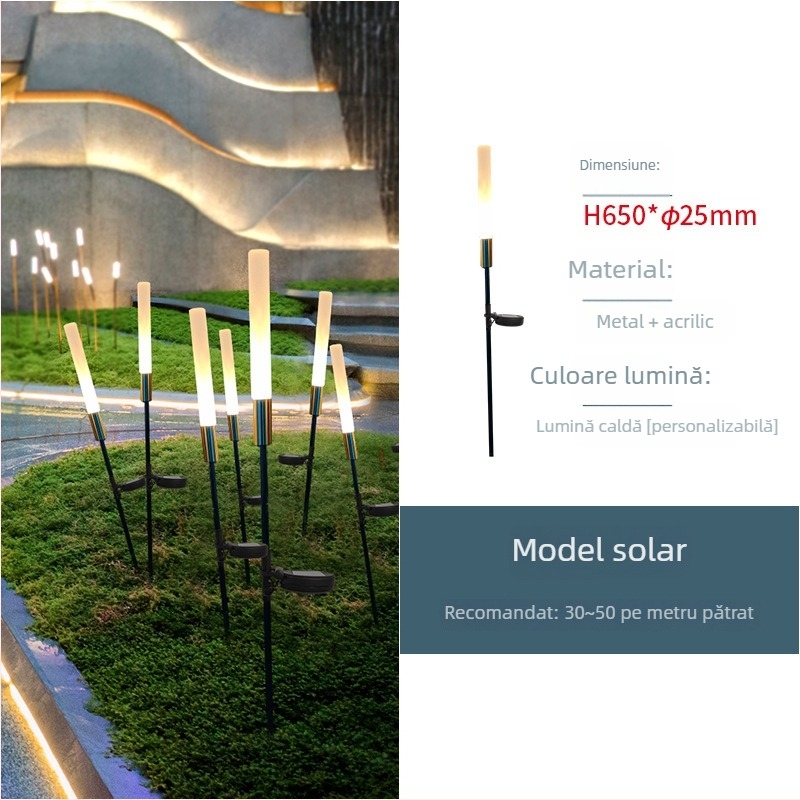 Lampă LED de exterior – iluminare peisaj solară (IP65; LED; 400 W; 36 V; 6–12 h)