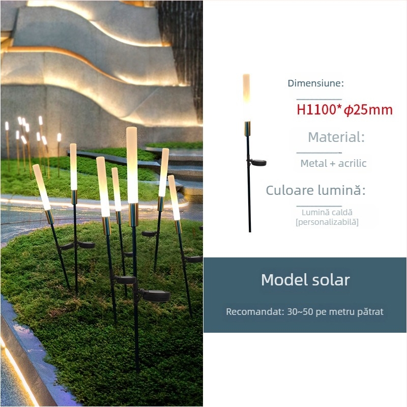 Lampă LED de exterior – iluminare peisaj solară (IP65; LED; 400 W; 36 V; 6–12 h)