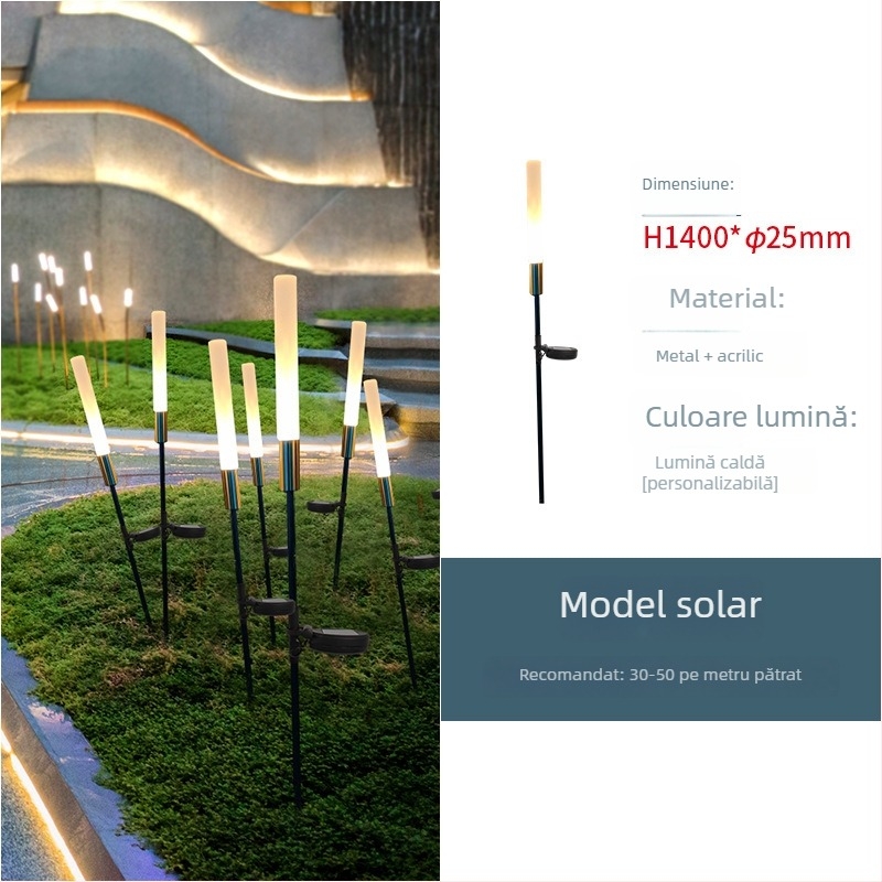 Lampă LED de exterior – iluminare peisaj solară (IP65; LED; 400 W; 36 V; 6–12 h)