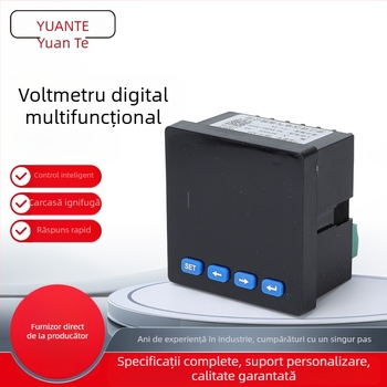 Voltmetru digital trifazat și măsurător de putere multifuncțional cu curent și tensiune