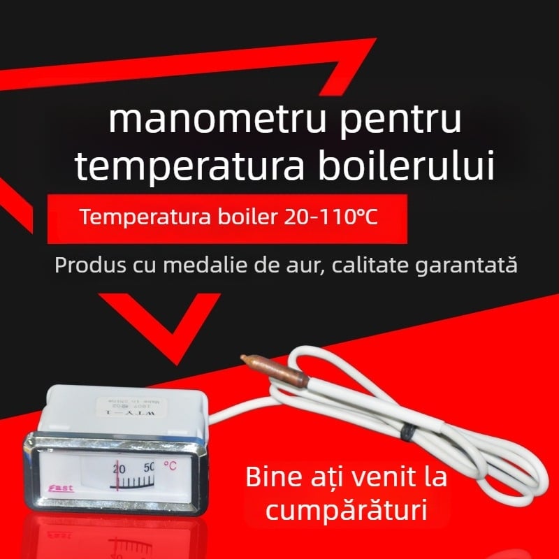 Termometru pentru boiler de apă, universal, interval 20-110°C