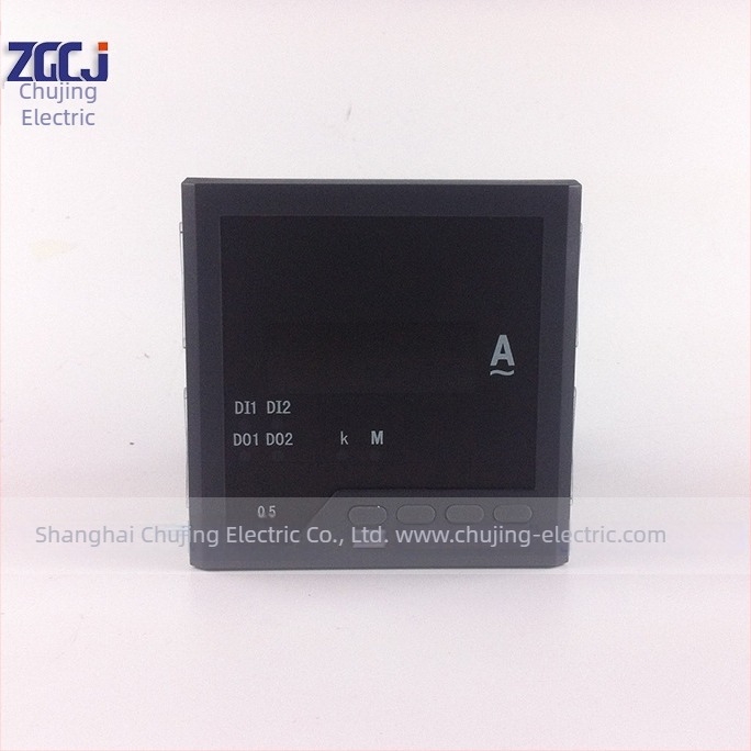 Ampermetru digital monofazat, 5A în intervalul AC0-5A, compatibil cu transformator de curent, CJ-AA31, Chu Jing Electric