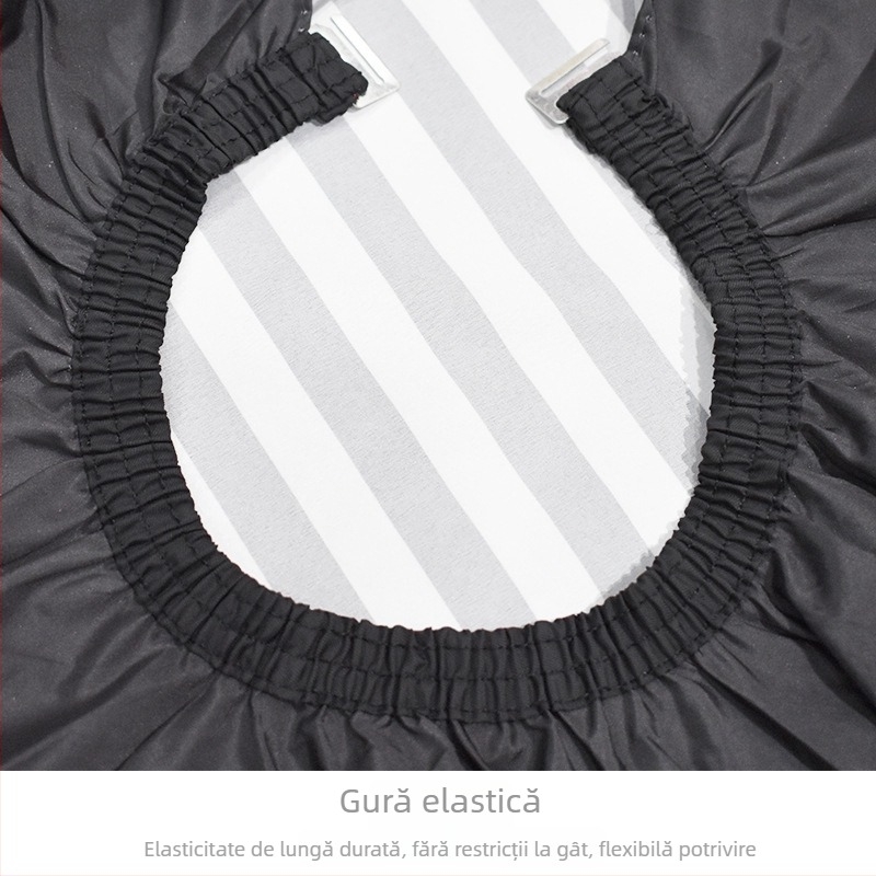 Pelerină de tuns pentru adulți, anti-static, neaderentă, cu gât reglabil, pentru salon sau acasă.