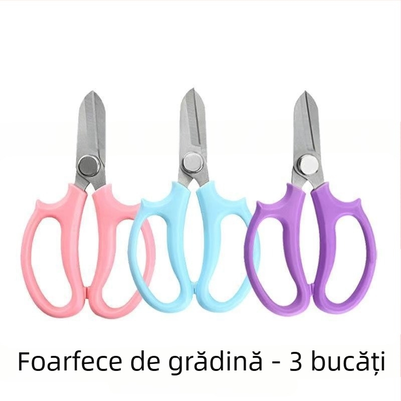 Foarfece pentru tăiat crengi, foarfecă de grădină cu cap lat pentru aranjarea florilor și tăierea ramurilor