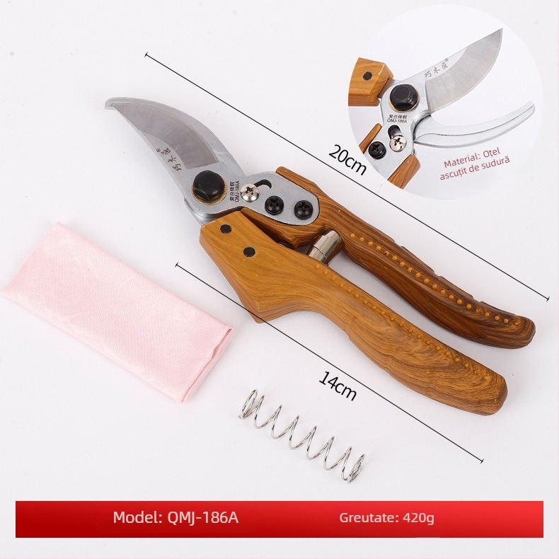 Foarfece de tăiat pentru grădină și pomi fructiferi — pentru ramuri groase și tăieri florale