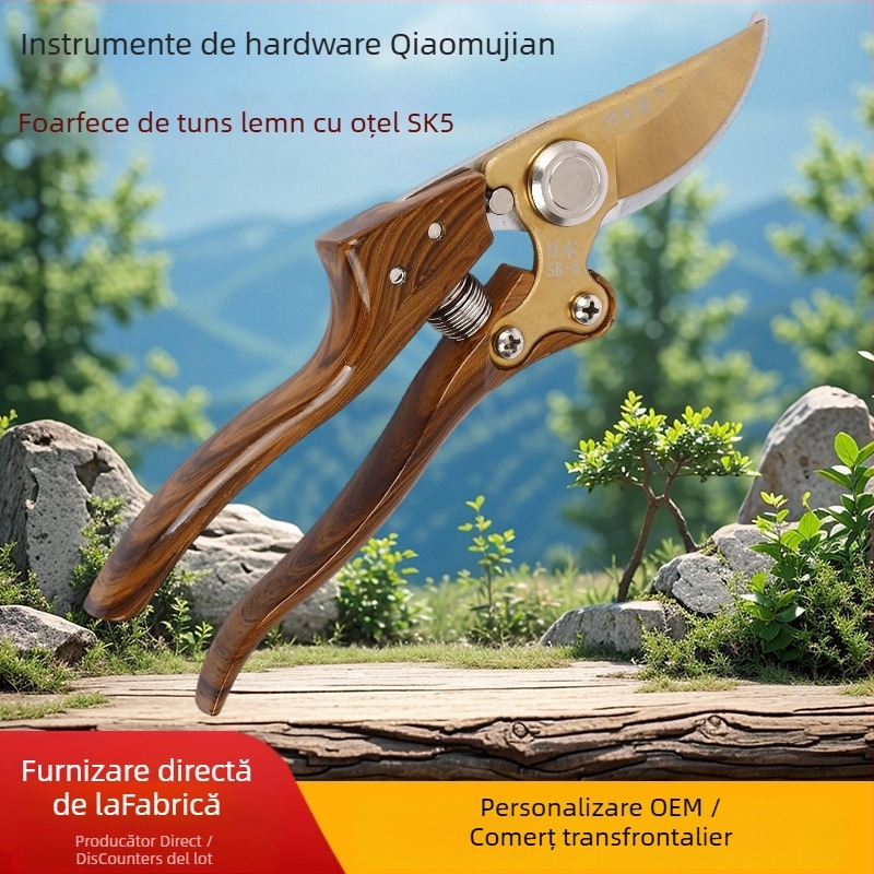 Foarfece de tăiat pentru grădină și pomi fructiferi — pentru ramuri groase și tăieri florale