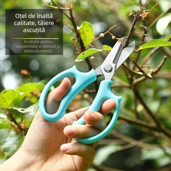 Foarfă de grădină profesională, tăiere robustă, foarfece multifuncționale pentru aranjamente florale