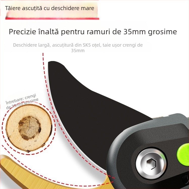 Foarfece de grădină pentru tăierea crengilor și a fructelor, culegător de fructe pentru livadă, foarfece de grădină (Brand: Altul)