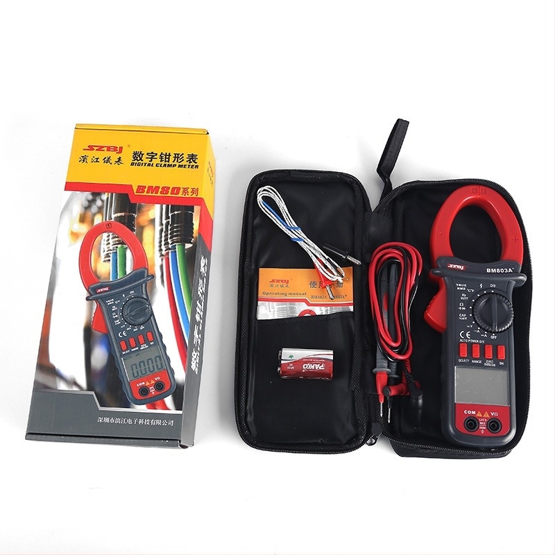 BM2000A ampermetru portabil cu clemă pentru curent AC/DC, afișaj digital, interval 400/1000 A, afișaj 3999