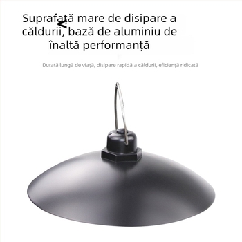 Lustra LED solară pentru exterior, decor grădină, IP65, 15W, autonomie 6–12h, senzor de lumină, model A2