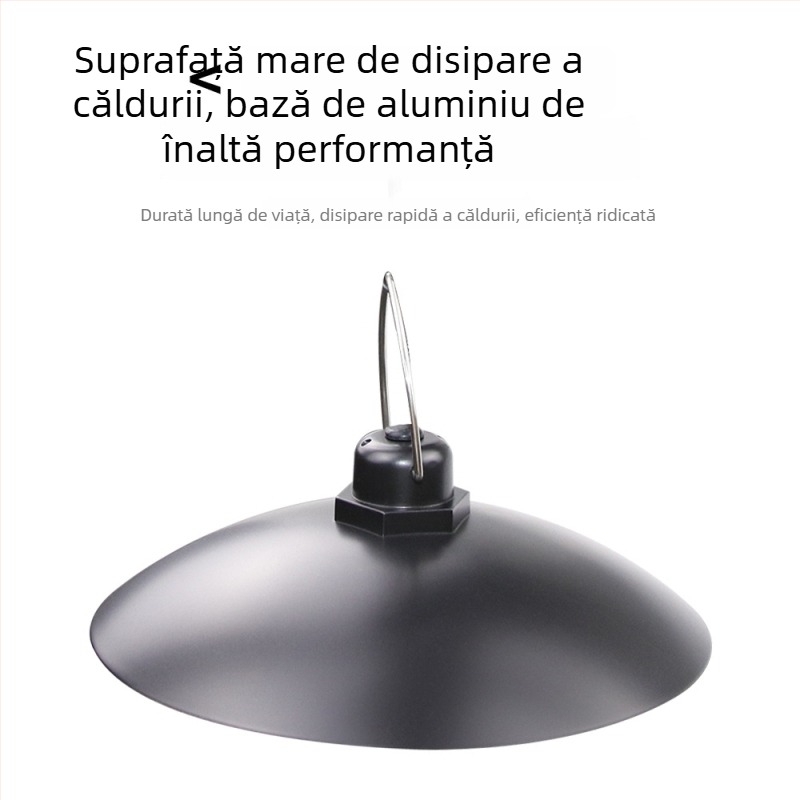 Lustra LED solară pentru exterior, decor grădină, IP65, 15W, autonomie 6–12h, senzor de lumină, model A2