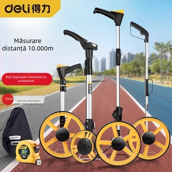 Deli DL330062 Roata Manuală de Măsurare a Distanței – Instrument Laser de Măsurare pentru Topografie Ingineră (Seria Deli Roller)
