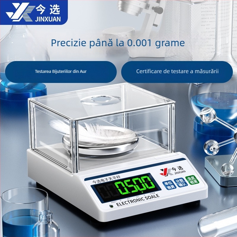 Balanță electronică de precizie, model Jx balance scale, capacitate 10 kg, măsurare electronică, alimentare cu baterie, pentru bijuterii