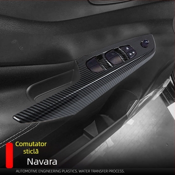 Navara ABS garnitură interioară într-un singur element pentru gurile de ventilație, butonul de volan și afișajul de navigație