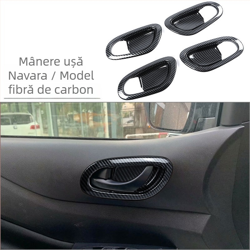 Navara ABS garnitură interioară într-un singur element pentru gurile de ventilație, butonul de volan și afișajul de navigație