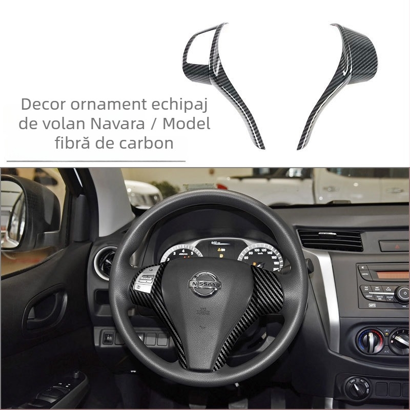 Navara ABS garnitură interioară într-un singur element pentru gurile de ventilație, butonul de volan și afișajul de navigație