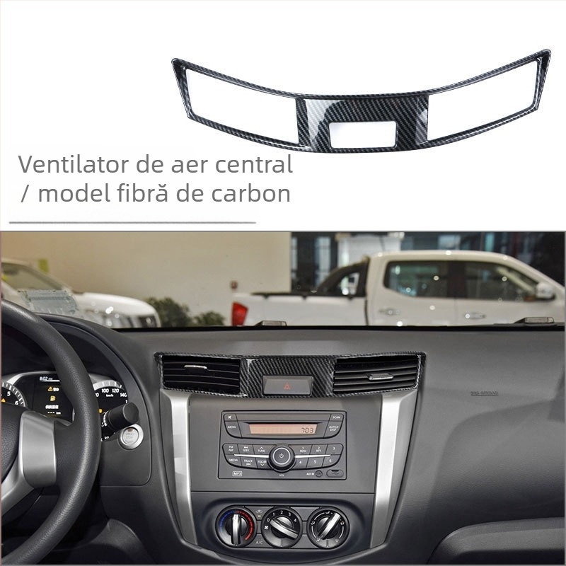 Navara ABS garnitură interioară într-un singur element pentru gurile de ventilație, butonul de volan și afișajul de navigație