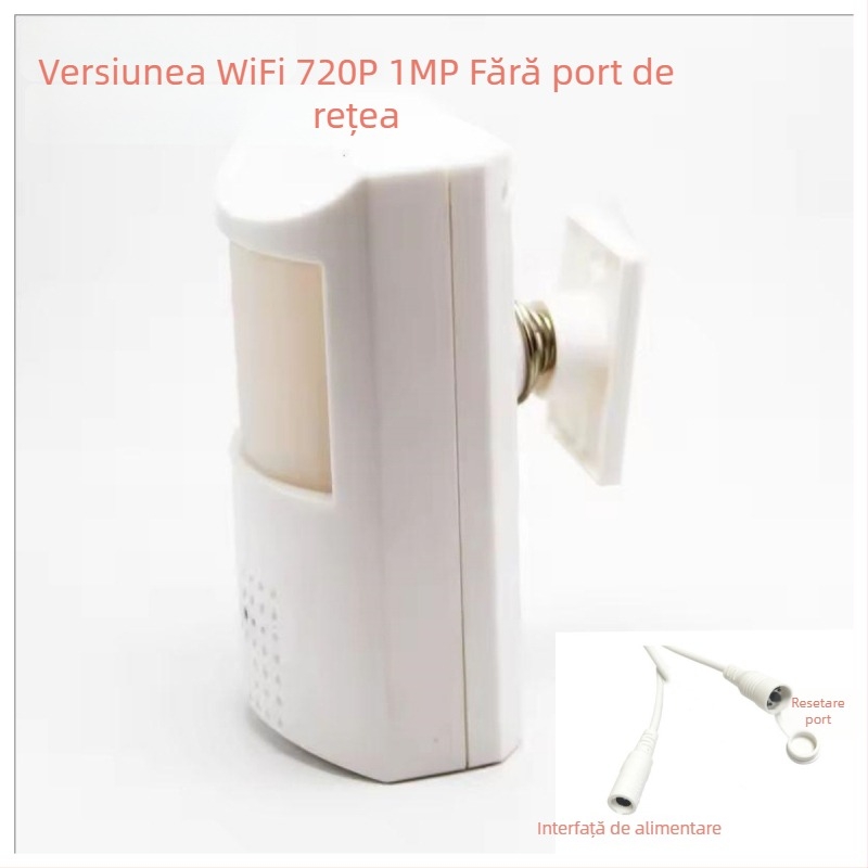 Cameră WiFi — rezoluție 3MP/5MP, obiectiv 3,7 mm, utilizare în interior, vizionare IR noaptea la 20 m (12V)