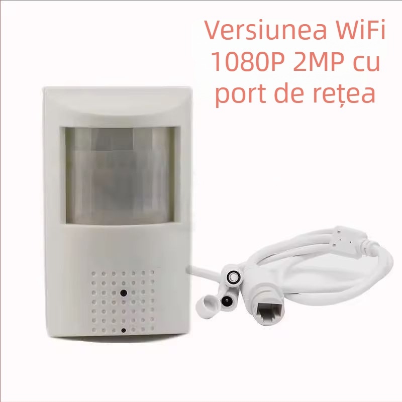 Cameră WiFi — rezoluție 3MP/5MP, obiectiv 3,7 mm, utilizare în interior, vizionare IR noaptea la 20 m (12V)