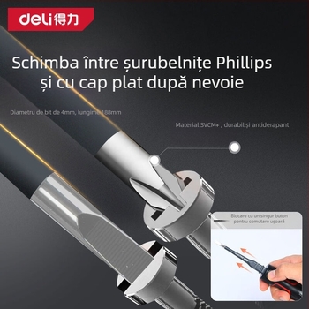 Deli tester de tensiune – multifuncțional, afișaj digital, senzor de înaltă precizie, pentru uz casnic