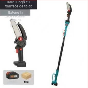 Kajis Foarfecă electrică pentru crengi – Telescopică pentru tăieri înălțimi, baterie Li‑ion reîncărcabilă, 21V, pentru crengi; interval de tensiune: AC single-phase și DC până la 50V
