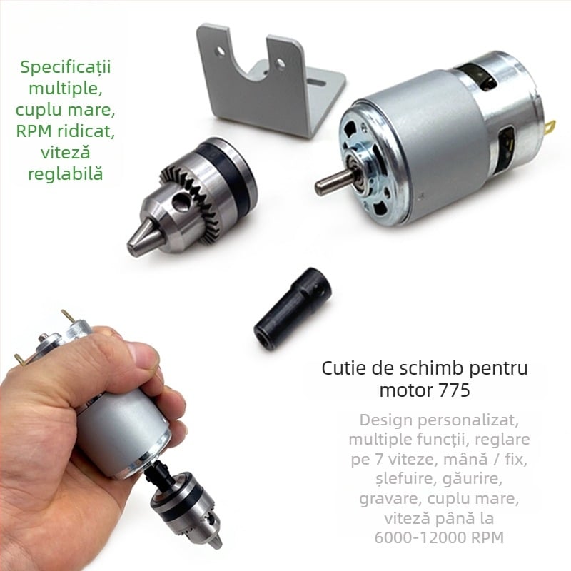 Mini bormașină multifuncțională pentru DIY — cuplu mare, viteză mare, 36V, potrivită pentru oțel inoxidabil.