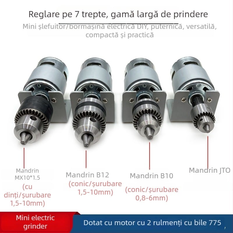 Mini bormașină multifuncțională pentru DIY — cuplu mare, viteză mare, 36V, potrivită pentru oțel inoxidabil.
