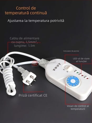 Foarfece croitor încălzite, electrice cu întrerupător, temperatură reglabilă, 36V, lamă din oțel inoxidabil