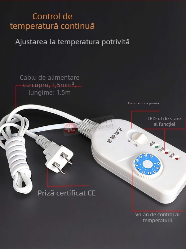 Foarfece croitor încălzite, electrice cu întrerupător, temperatură reglabilă, 36V, lamă din oțel inoxidabil